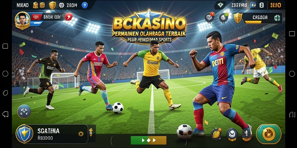 Tampilan gameplay mendebarkan BCKASINO dengan berbagai olahraga.