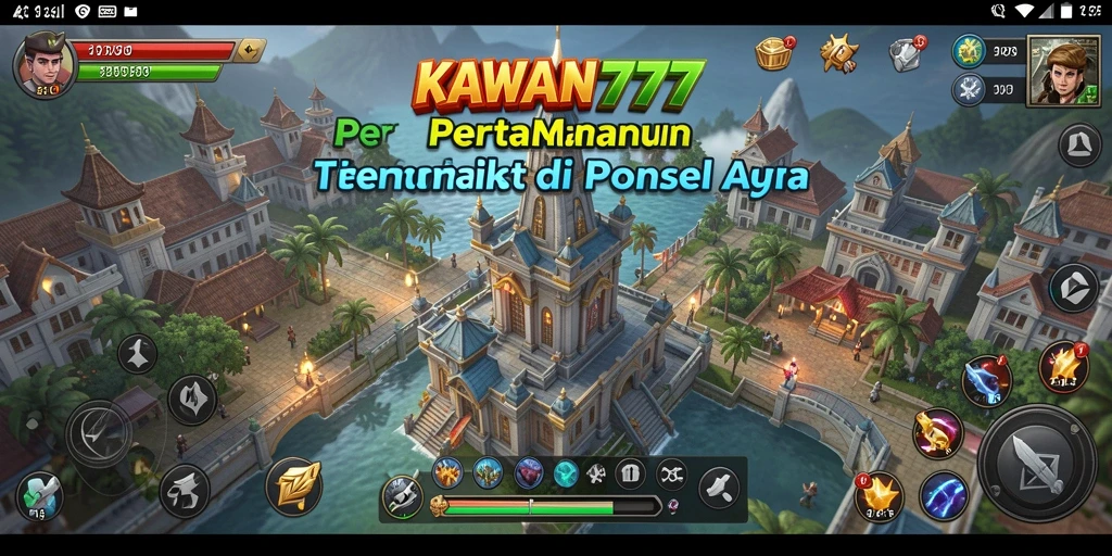 Screenshot KAWAN777 menampilkan aksi seru dalam game Tower Defense.