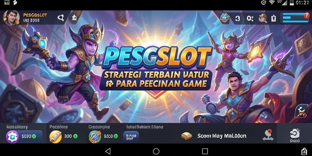Screenshot PESGSLOT menampilkan gameplay strategis yang mendebarkan.