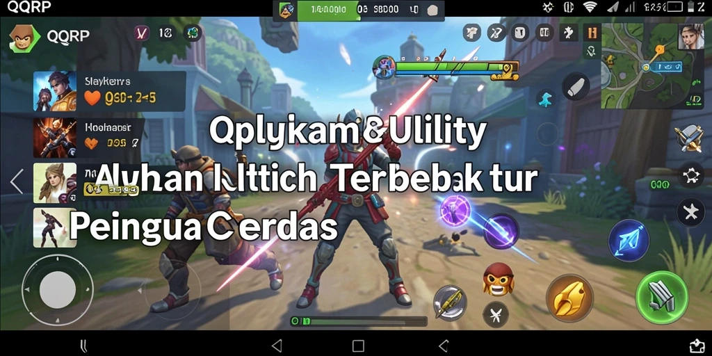 Tampilan antarmuka utama QQRP yang sederhana dan fungsional.