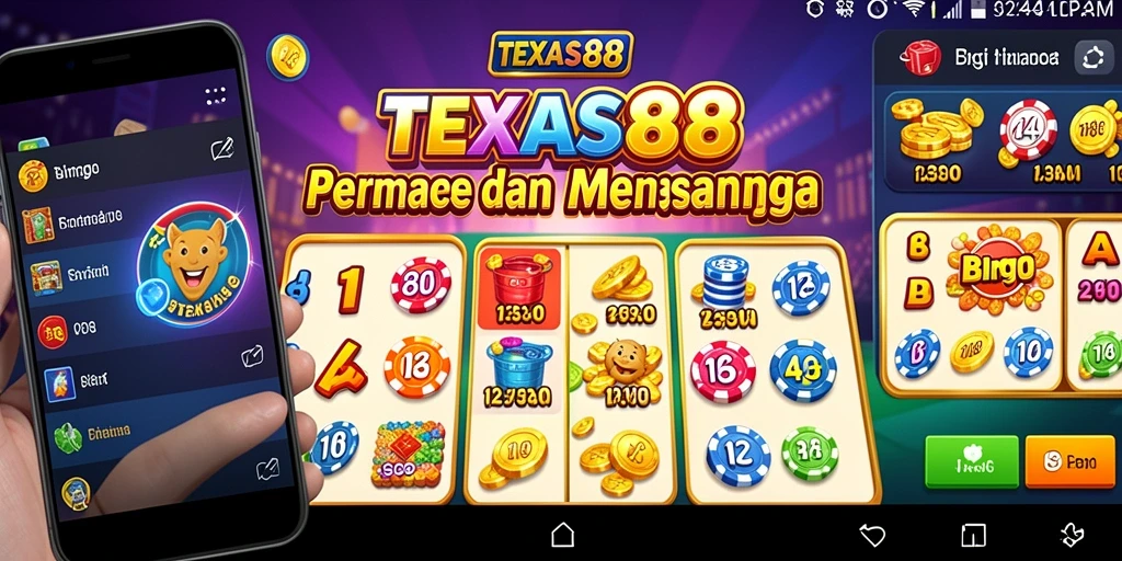 Tampilan gameplay Bingo yang menarik di TEXAS88.